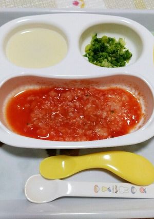 離乳食　トマトリゾット　ブロッコリー-レシピのメイン写真