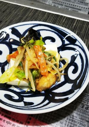 コンビニ食材でお豆腐あんかけ-レシピのメイン写真