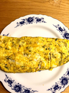 *魚肉ソーセージとキムチのオムレツ*-レシピのメイン写真