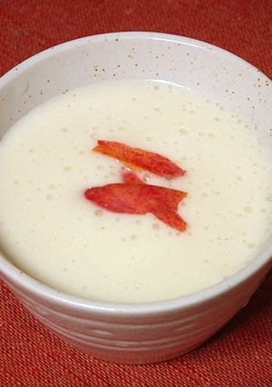 りんご入り甘酒豆乳ヨーグルトドリンク-レシピのメイン写真