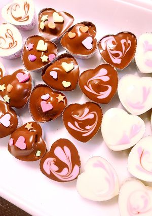 贈り物、プレゼントに♪簡単カップチョコ☆-レシピのメイン写真