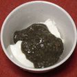 豆腐の甘酒ゴマきな粉ペーストがけ