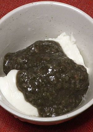 豆腐の甘酒ゴマきな粉ペーストがけ-レシピのメイン写真