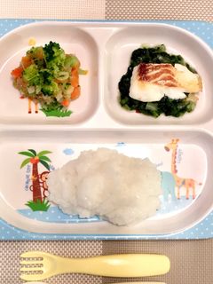 ☆離乳食後期〜完了期☆ 軟飯プレート③-レシピのメイン写真