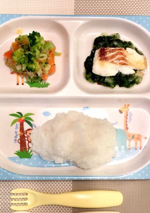 ☆離乳食後期〜完了期☆ 軟飯プレート③-レシピのメイン写真