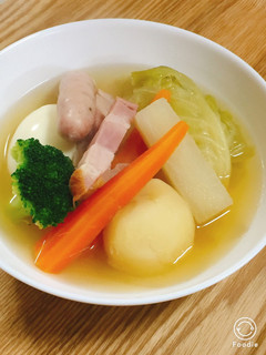 味付け簡単!野菜とソーセージのポトフ-レシピのメイン写真