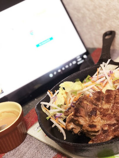 簡単ズボラ極厚男飯ポークステーキ-レシピのメイン写真
