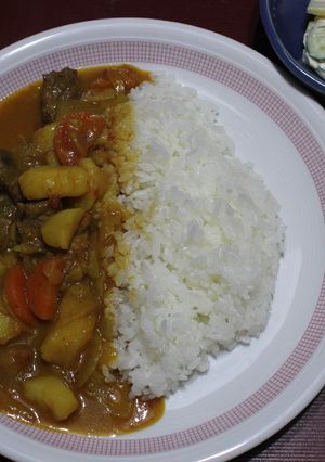 サツマ入り手作りカレーライス-レシピのメイン写真