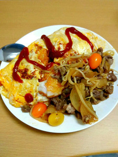 トロトロチーズの焼肉オムライス♡-レシピのメイン写真