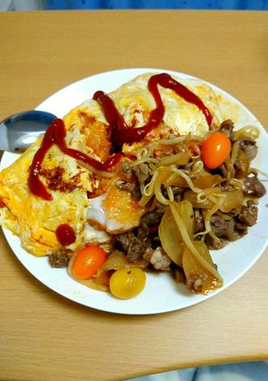 トロトロチーズの焼肉オムライス♡-レシピのメイン写真