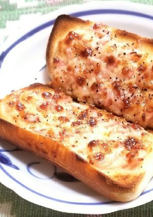 ベーコンマヨトースト-レシピのメイン写真