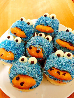 クッキーモンスターのカップケーキ-レシピのメイン写真