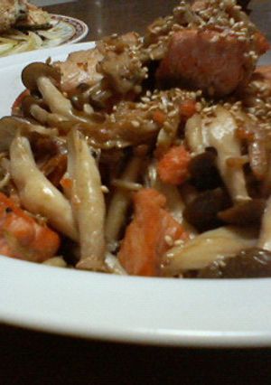 魚ときのこのバター醤油仕立て-レシピのメイン写真