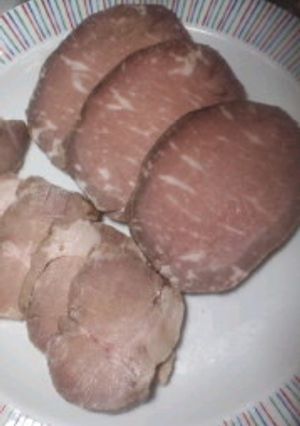 ジップロックと炊飯器で、豚、牛のMYハム-レシピのメイン写真
