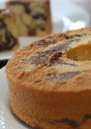米粉のチョコマーブルシフォン-レシピのメイン写真