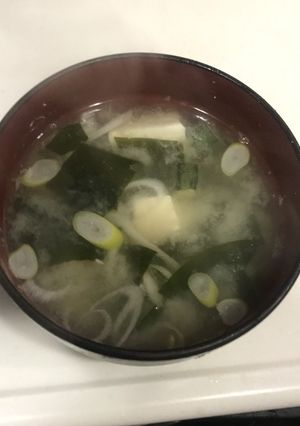 酒粕入り お味噌汁-レシピのメイン写真