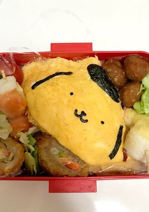 ポムポムプリンのチャーハンキャラ弁-レシピのメイン写真