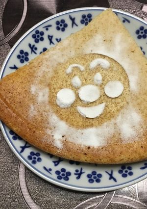 簡単アンパンマンパンケーキ-レシピのメイン写真