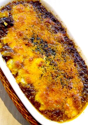 チーズとろっとろ贅沢な絶品焼きカレー-レシピのメイン写真