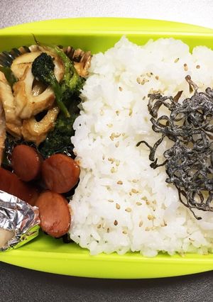 旦那弁当35♥適当になっちゃった弁当！-レシピのメイン写真