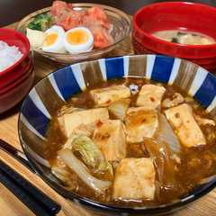 รูปของ 【白菜入り麻婆豆腐】ホットクックで楽ちん♪