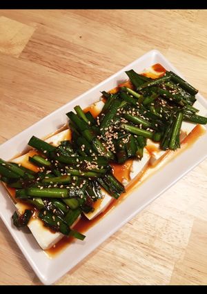 ピリ辛にら豆腐！簡単で美味しい♪-レシピのメイン写真