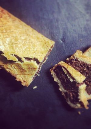 包み焼きラムレーズン胡桃のチョコタルト-レシピのメイン写真
