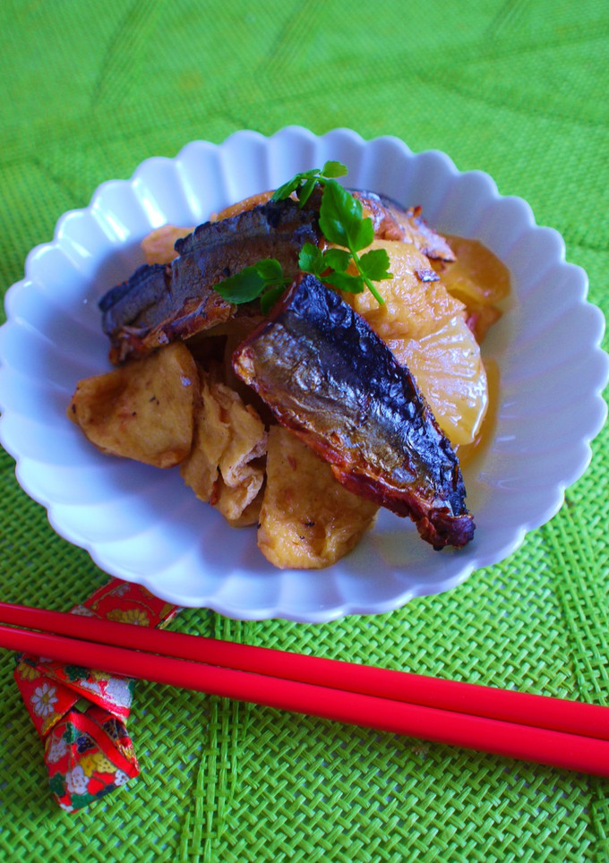大根☆さんま缶の煮物-レシピのメイン写真