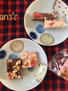 板チョコ1枚レンチンでグラノーラチョコ-レシピのメイン写真