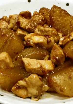 ⭐️ピリ辛でとても美味しい 鶏肉大根！-レシピのメイン写真