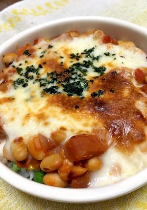 ベーコンビンズのドリア-レシピのメイン写真