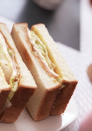 余った食パンで♡簡単ホットサンド-レシピのメイン写真