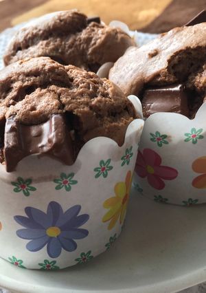 HMで超〜簡単！濃厚チョコレートマフィン-レシピのメイン写真