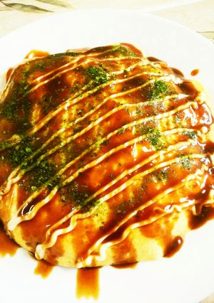 残り野菜で簡単炒飯のお好み焼き風-レシピのメイン写真