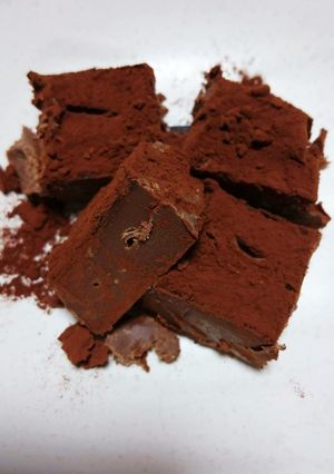 低糖チョコレートファッジ-レシピのメイン写真