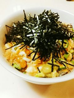 納豆山芋オクラのネバネバ丼-レシピのメイン写真