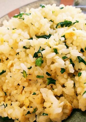 春菊と玉子の炒飯-レシピのメイン写真