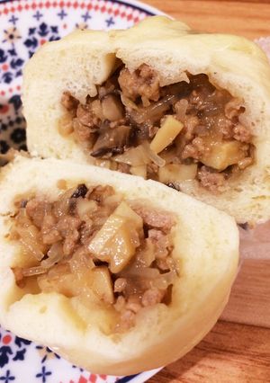 具材がゴロゴロ☆ほっこり肉まん-レシピのメイン写真