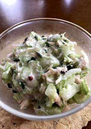 セロリとブロッコリースプラウトのサラダ-レシピのメイン写真