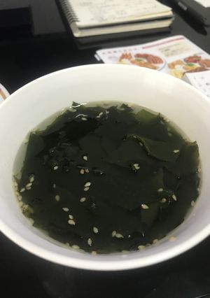 フライパンいらず簡単わかめスープ♪-レシピのメイン写真
