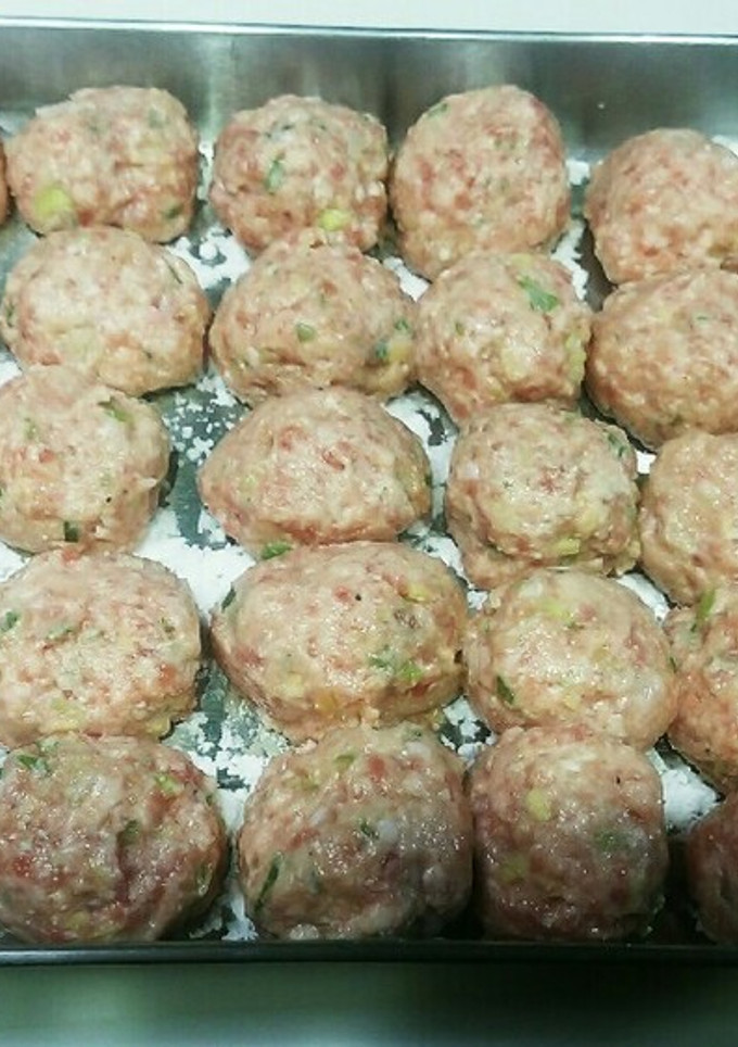 鍋、スープ用肉団子の作り置き(冷凍保存)-レシピのメイン写真