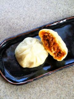 ピザまん チーズとミートソース/中華まん-レシピのメイン写真