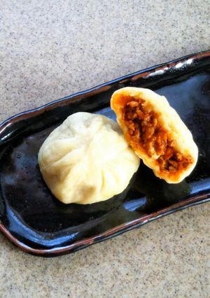 ピザまん　チーズとミートソース／中華まん-レシピのメイン写真
