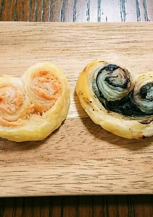 簡単くるくる♡ハートチョコパイ-レシピのメイン写真