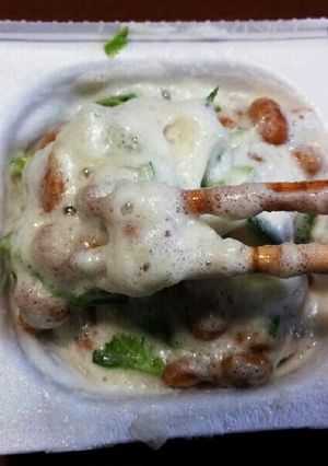 簡単アレンジ♪納豆with大根おろし＆葉-レシピのメイン写真