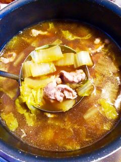 手羽先だしのあったか白菜豚コマスープ!-レシピのメイン写真