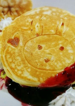 すきな絵を描こう♥ ホットケーキ-レシピのメイン写真