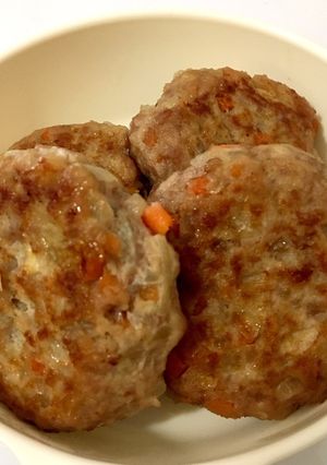1才★幼児食★豚ミンチのハンバーグ-レシピのメイン写真