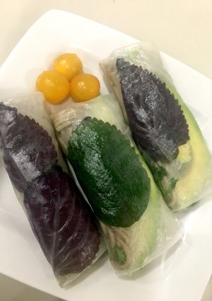 蕎麦生春巻き-レシピのメイン写真