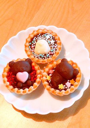 リラックマの生チョコタルト-レシピのメイン写真